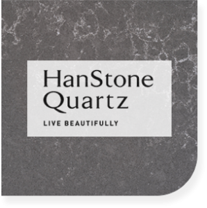 Custom made Hanstone Quartz kitchen countertops in Syracuse New York