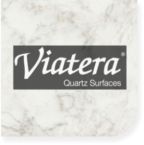 Custom made Viatera kitchen countertops in Syracuse New York